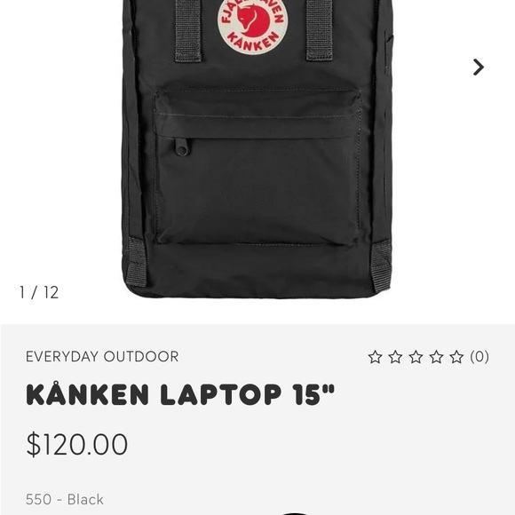 Fjallraven Kanken 15” Laptop Bag - Picture 2 of 6